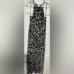 Candie's Black and White Floral Maxi Dress